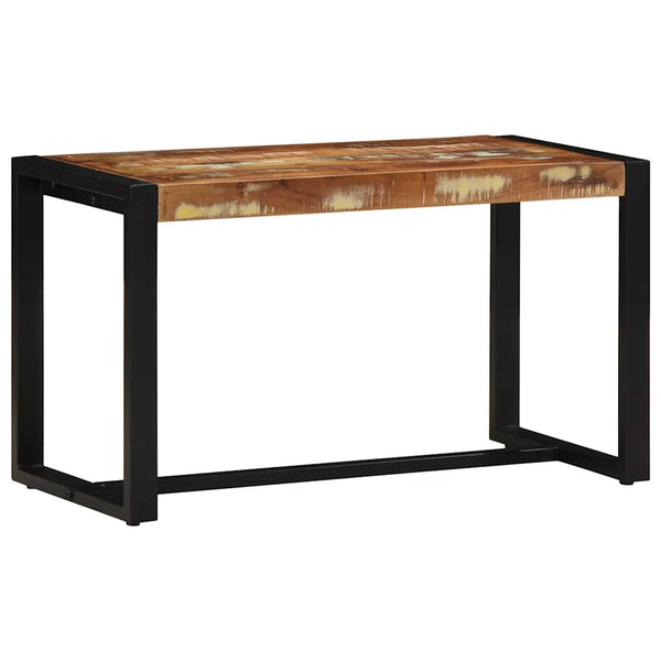 vidaXL Banc multicolore 80x35x45 cm bois de récupération massif