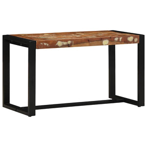 vidaXL Banc multicolore 80x35x45 cm bois de récupération massif