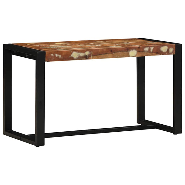 vidaXL Banc multicolore 80x35x45 cm bois de récupération massif