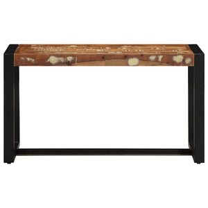 vidaXL Banc multicolore 80x35x45 cm bois de récupération massif