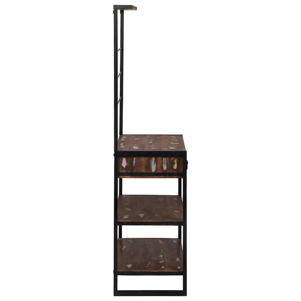 Küchenregal Mehrfarbig Schwarz 80x40x160cm