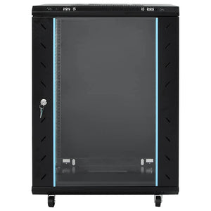 15U Netzwerkschrank 19" IP20 Schwarz