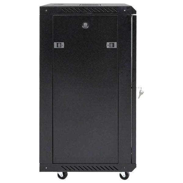 15U Netzwerkschrank 19" IP20 Schwarz