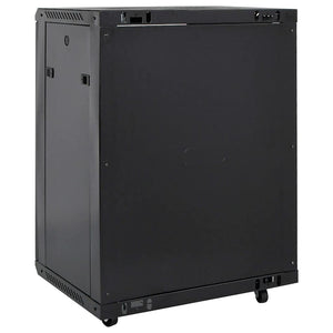 15U Netzwerkschrank 19" IP20 Schwarz