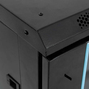 15U Netzwerkschrank 19" IP20 Schwarz