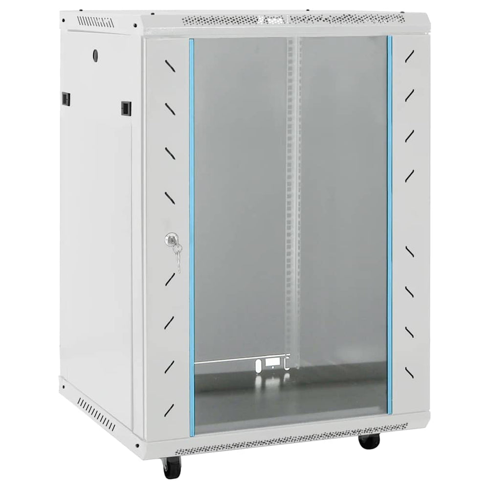 15U Netzwerkschrank 19" Grau 60x45x86cm