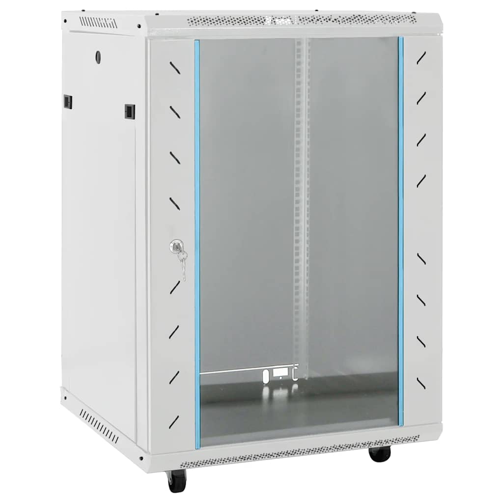 15U Netzwerkschrank 19" Grau 60x45x86cm
