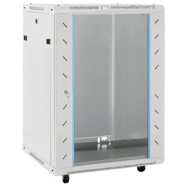 15U Netzwerkschrank 19" Grau 60x45x86cm