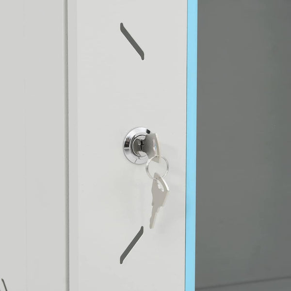15U Netzwerkschrank 19" Grau 60x45x86cm