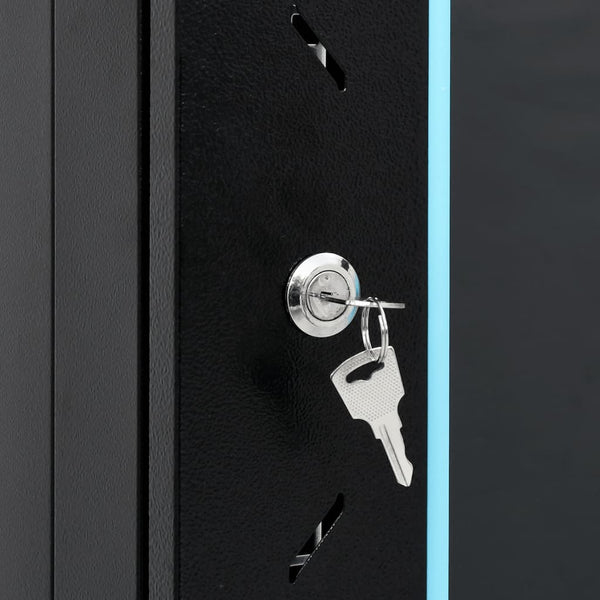 18U Netzwerkschrank 19" Schwarz 60x60x100cm