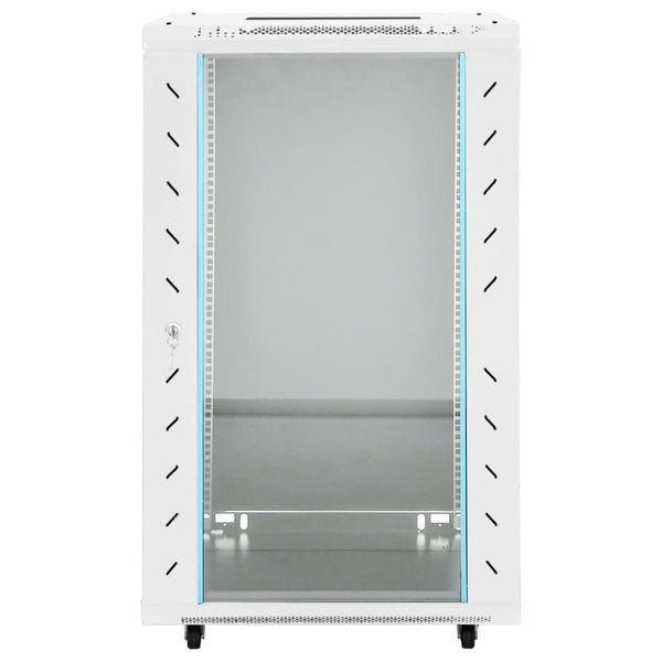 18U Netzwerkschrank 19" Grau 60x60x100 cm