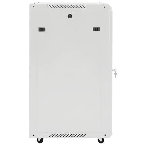18U Netzwerkschrank 19" Grau 60x60x100 cm