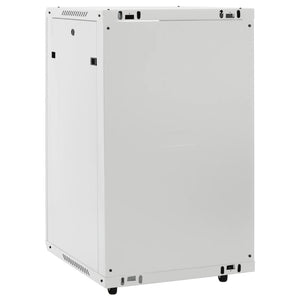 18U Netzwerkschrank 19" Grau 60x60x100 cm