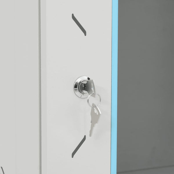 18U Netzwerkschrank 19" Grau 60x60x100 cm