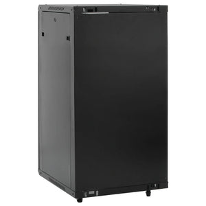 22U 19" Netzwerkschrank Schwarz 60x60x120 cm
