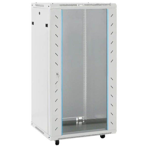 22U 19" Netzwerkschrank Grau 60x60x120 cm