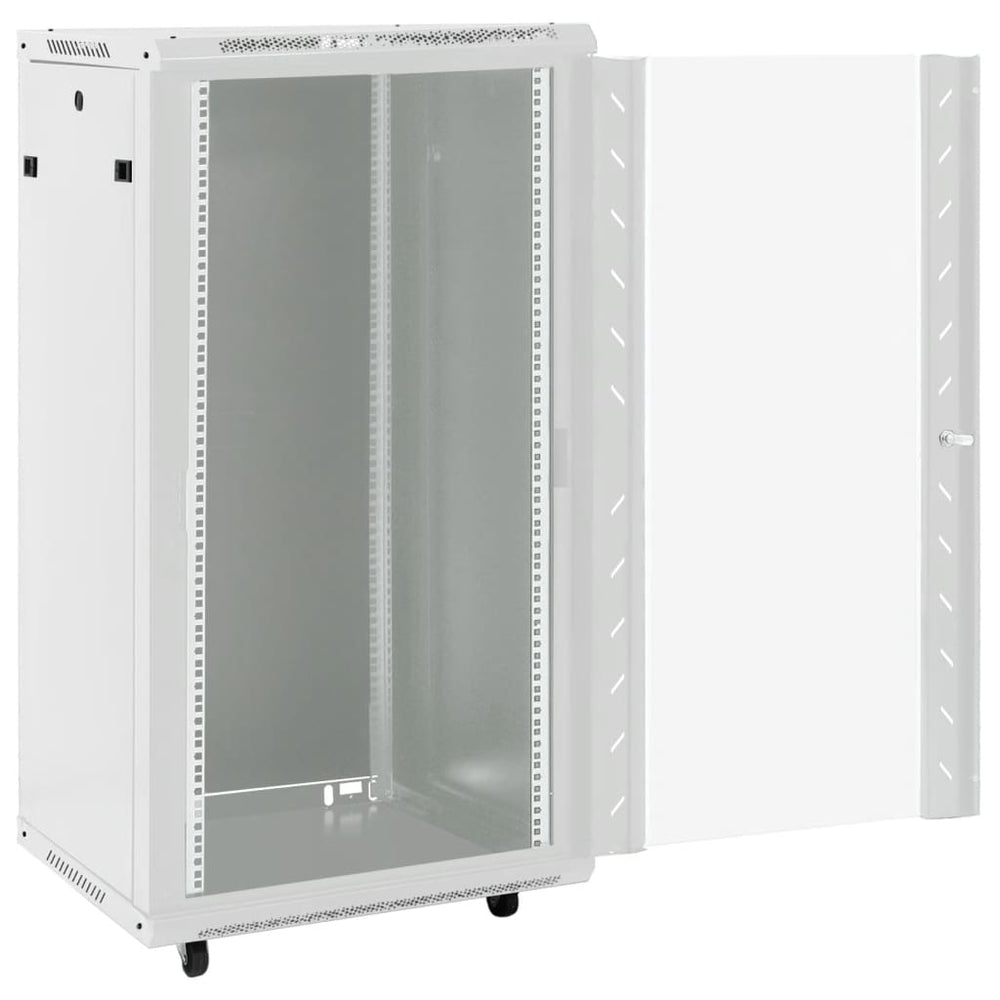 22U 19" Netzwerkschrank Grau 60x60x120 cm