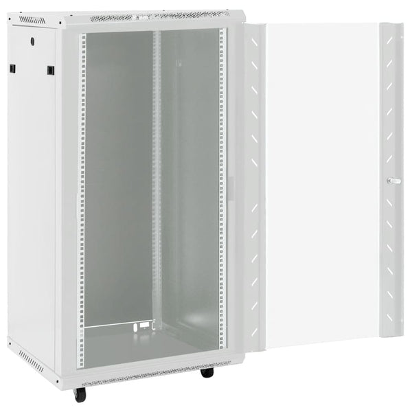 22U 19" Netzwerkschrank Grau 60x60x120 cm