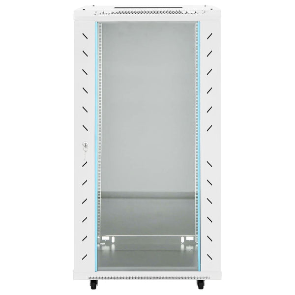 22U 19" Netzwerkschrank Grau 60x60x120 cm