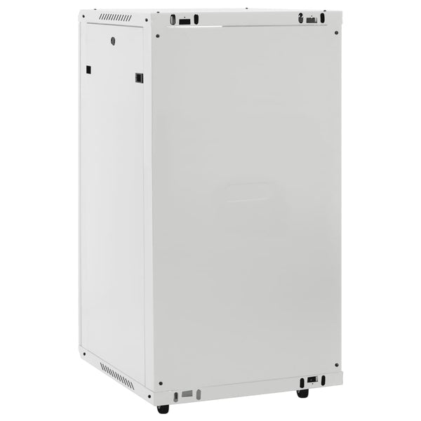 22U 19" Netzwerkschrank Grau 60x60x120 cm