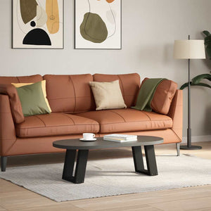 U-Form Couchtischbeine, 30cm, Schwarz, 2er-Set
