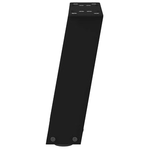 U-Form Couchtischbeine, 30cm, Schwarz, 2er-Set