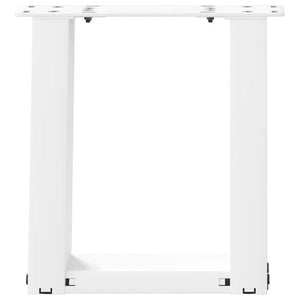 U-Form Couchtischbeine, 30 cm, Weiß, 2er-Set