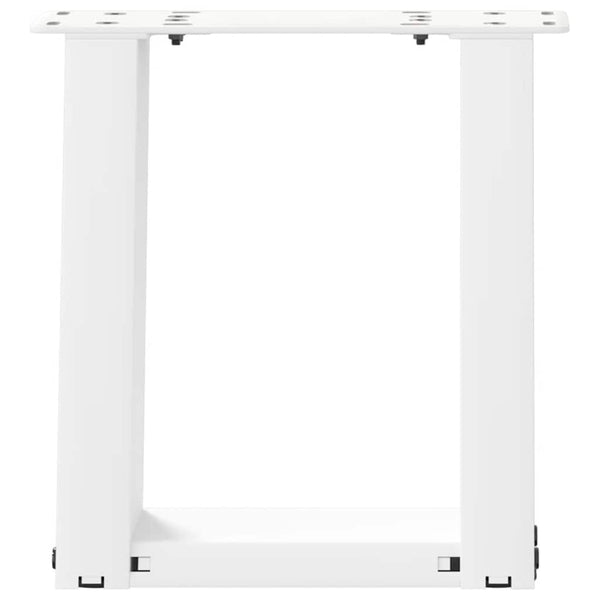 U-Form Couchtischbeine, 30 cm, Weiß, 2er-Set