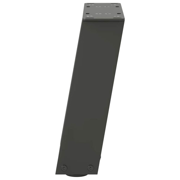 U-Form Couchtischbeine, Anthrazit, 30cm, 2er-Set