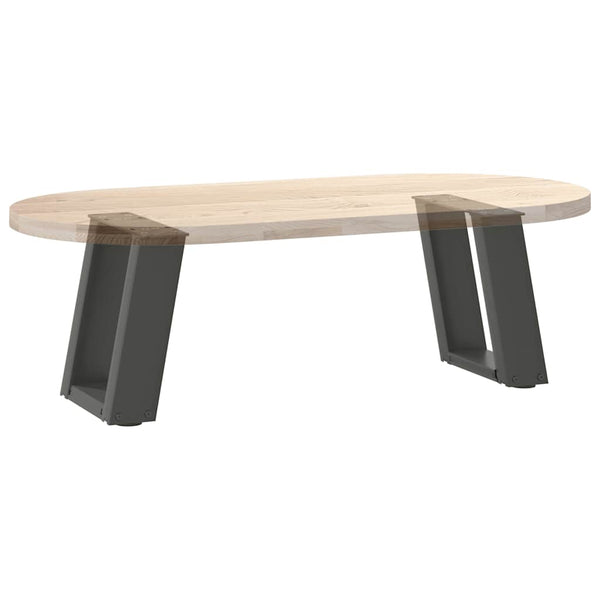 U-Form Couchtischbeine, Anthrazit, 30cm, 2er-Set