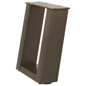 U-Form Couchtischbeine, 30cm Stahl