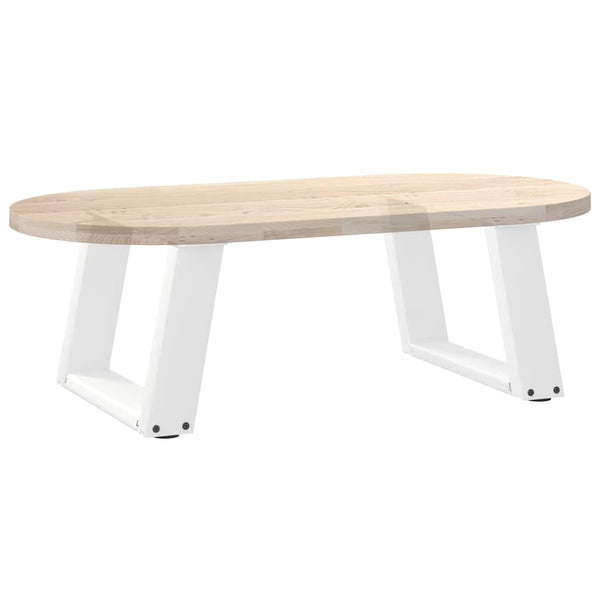 Couchtischbeine U-Form, Weiß, 2er Set