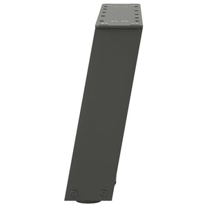U-Form Couchtischbeine, 2er Set Anthrazit