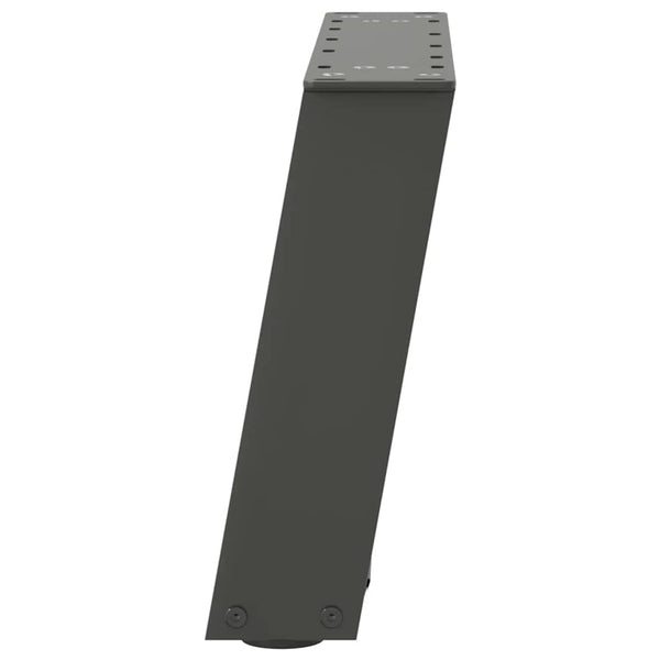 U-Form Couchtischbeine, 2er Set Anthrazit