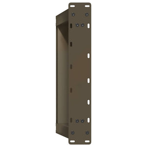 U-Form Couchtischbeine, 2er Set, Naturstahl