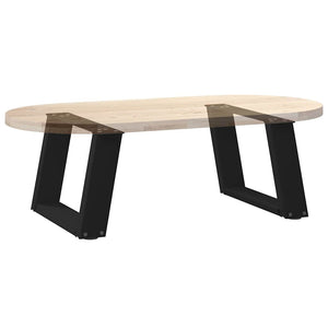 Couchtischbeine U-Form Schwarz, 2er Set