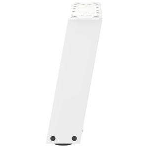 Couchtischbeine U-Form Weiß, 2er Set