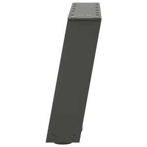 U-Form Couchtischbeine Anthrazit, 2er Set