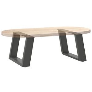 U-Form Couchtischbeine Anthrazit, 2er Set
