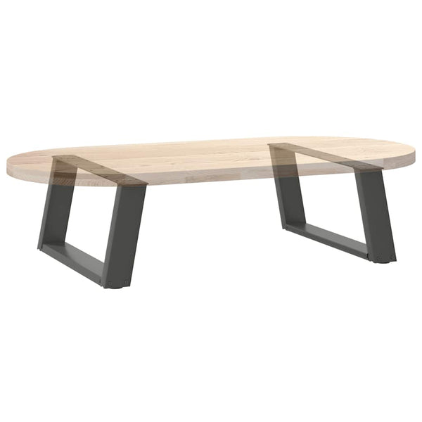 Couchtischbeine U-Form Anthrazit, 2er Set