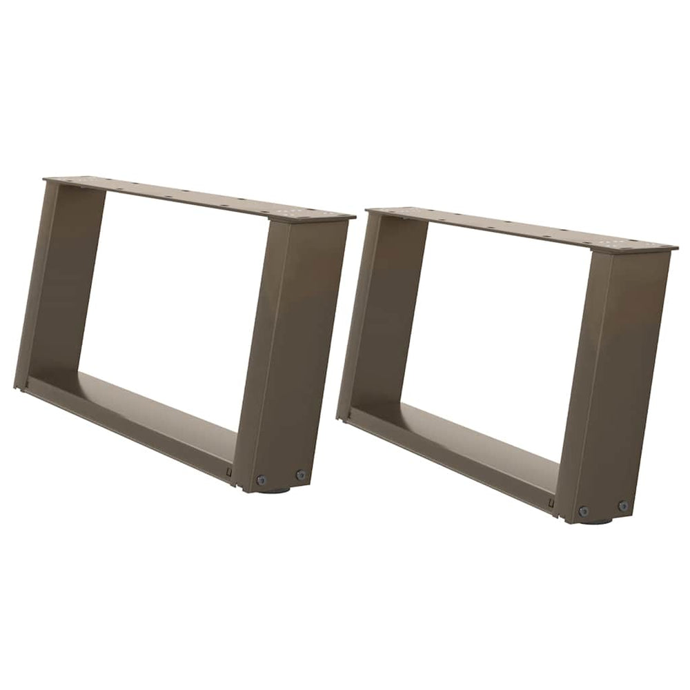 Couchtischbeine U-Form, 60 cm Stahl