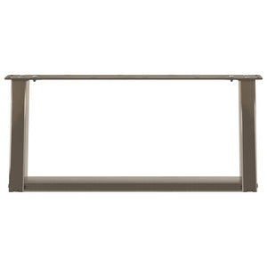 Couchtischbeine U-Form, 60 cm Stahl