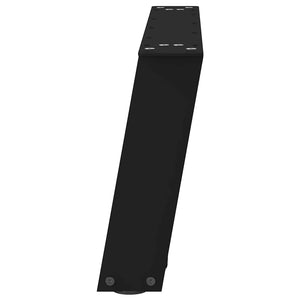 U-Form Couchtischbeine, Schwarz, 70cm, 2er Set