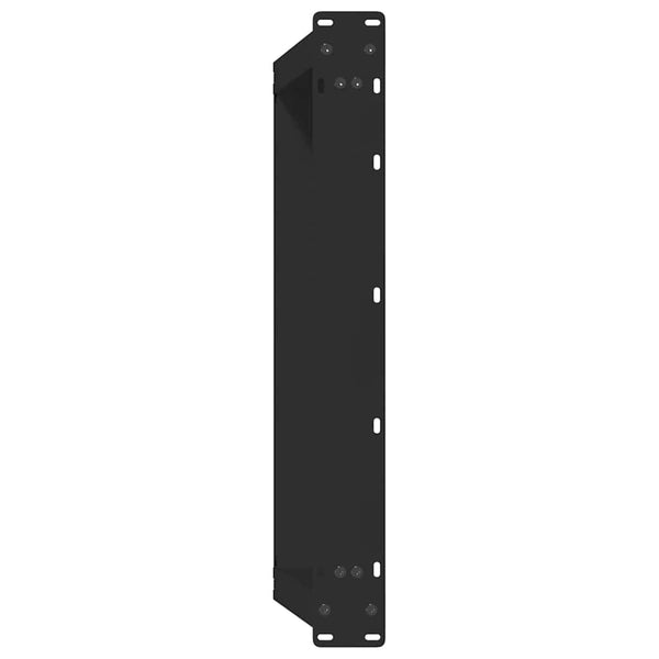U-Form Couchtischbeine, Schwarz, 70cm, 2er Set