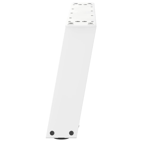 Weiße U-Form Couchtischbeine, 70 cm, 2er Set