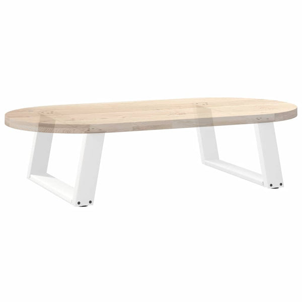 Weiße U-Form Couchtischbeine, 70 cm, 2er Set