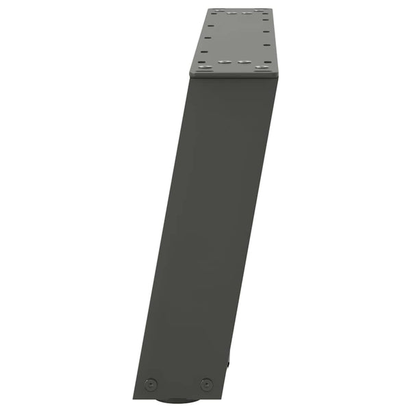 Couchtischbeine U-Form Anthrazit, 70 cm, 2er-Set