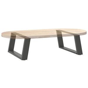 Couchtischbeine U-Form Anthrazit, 70 cm, 2er-Set