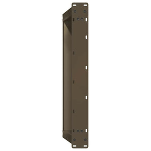 Couchtischbeine U-Form, Naturstahl, 70 cm, 2er-Set