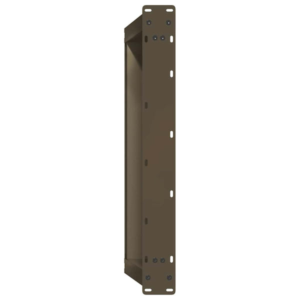 Couchtischbeine U-Form, Naturstahl, 70 cm, 2er-Set